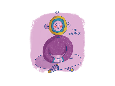 Adobe dreamer adobe creative cute dreamer illustration test