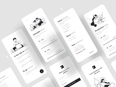 Todoist Application Redesign app application design business design illustration illustrations ios mobile app mobileapp product page projectmanagement research todoist todolist typography ui uiux ux web website