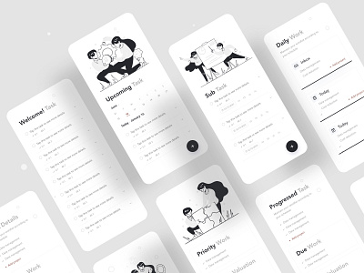 Todoist Application Redesign app application application design business design illustration illustrations ios mobile app mobile ui mobileapplication mobileapps product design typography ui uiux ux web webdesign website
