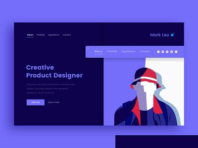 Portfolio Illustration character color design header illustration illustrations portfolio ui ux web