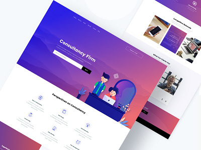 Consultancy Ui Dribbble