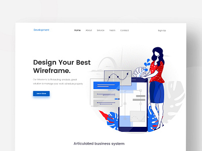 Header illustration application building built character color header illustration illustrations landing page mobile nature trendy ui ux vector web website wireframe wireframing