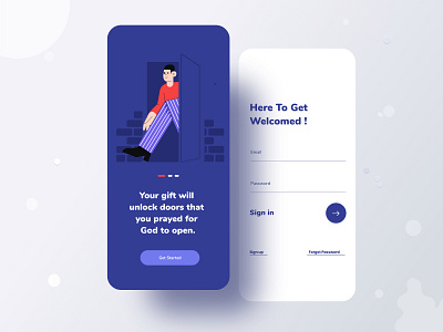 apps on boarding application character color design exploration header illustration illustrations ios login mobile mobile app design onboarding signin signup starting ui ux web website