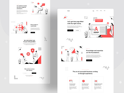 Landing page exploration by Saikat Kumar for unflip on Dribbble