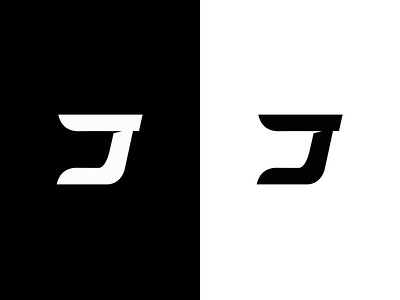 "J" Logo Concept art design graphic illustration logo