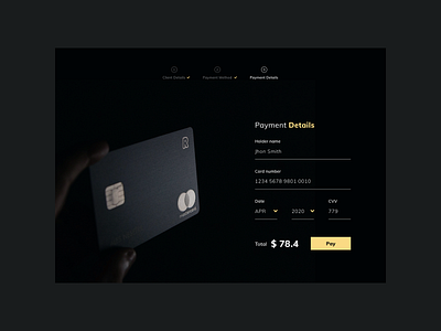 Credit Card checkout checkout classic credit card daily ui dailyui dailyuichallenge design ui ui design uidesign web