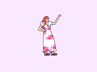 🎉 character dress redhead sandals woman