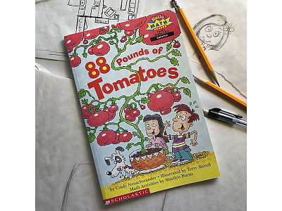 88 Pounds Of Tomatoes book cartoon childrens book childrens book illustrator humorous illustration kids publishing