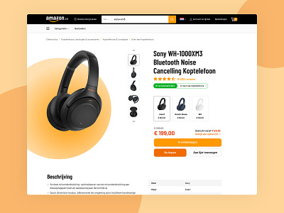 Amazon Productpage redesign #2 product website ui ui design ux ux design webshop website website shop