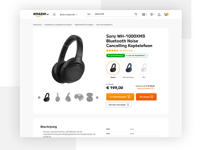 Amazon Productpage redesign #3 product website productpage ui ui design ux ux design webdesign webshop website shop