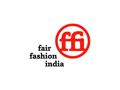 Fair Fashion India Proposal #1 fairtrade fashion ffi identity india logo monogram
