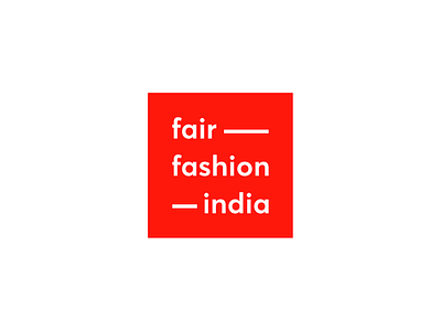Fair Fashion India Proposal #3 fairfashion fairtrade fashion ffi identity india logo process wordmark