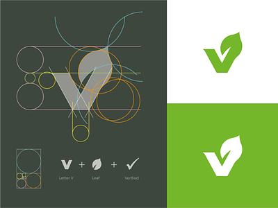 V + Leaf + Verified Vegan Mark