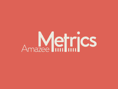 Amazee Metrics Logo Design branding design logo startup type