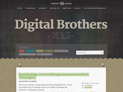Hofratsuess "Digital Brothers" Blog blog hofrat hofrat suess suess
