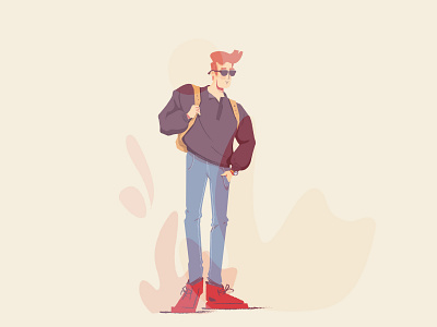 Man character character design fashion illustration