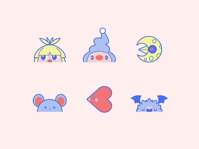 Cute Pokémon Icons by Laura Gonsalves on Dribbble