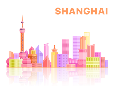 shanghai city illustration shanghai try