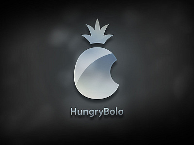 Studio Logo apple fruit game studio hungrybolo logo pineapple sharp skeuomorphism sleek