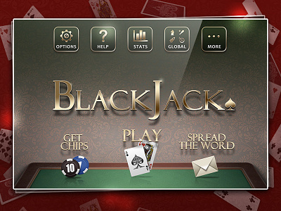 Blackjack Start Screen