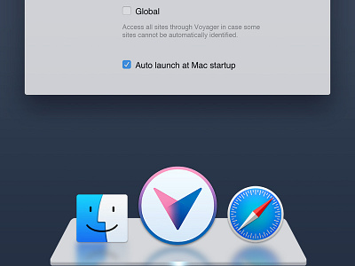 Voyager Mac Icon geometric interenet freedom letter logotype mac icon textlogo v virtual private network voyager vpn
