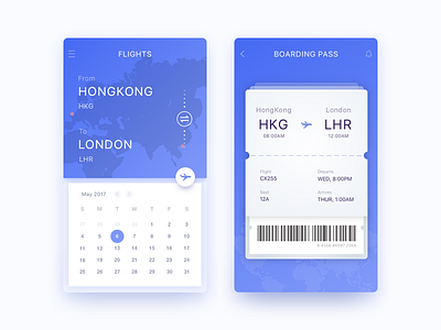 Boarding Pass boarding pass design ui ux