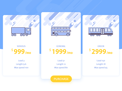 price & green app bus card design flat icon illustration mobile tram truck ui