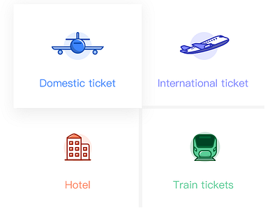Transport Icon #01 app flat hotel icon illustration plane train travel ui
