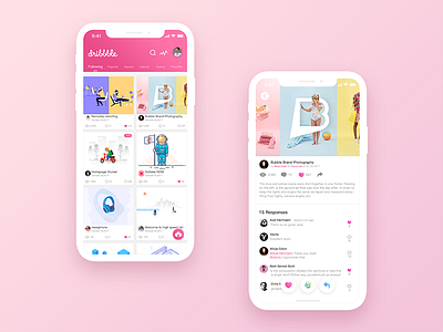 For Dribbble Concept Design application design dribbble illustration interface ios11 page ui ux
