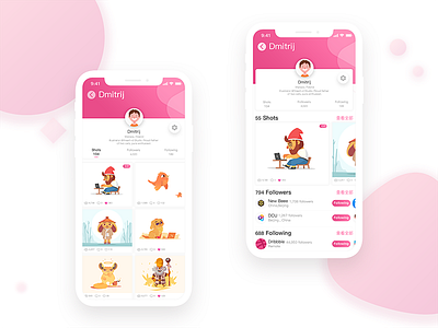 For Dribbble Concept Design 03 application design dribbble illustration interface ios11 page ui ux