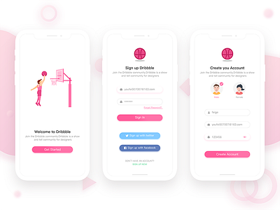 For Dribbble Concept Design 04 application design dribbble illustration interface ios11 page ui ux