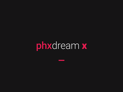 phxdream x branding design idea
