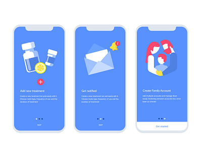 Daily Ui Challenge - Onboarding app flat illustration ui ui challange vector