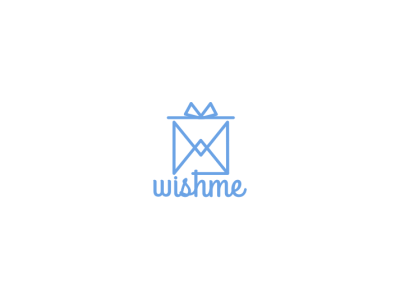 Wishme logo design icon line logo logo logotype style