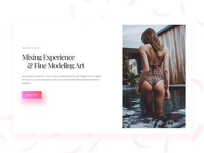 Fashion Model fashion fashion design serif ui web design wordpress theme