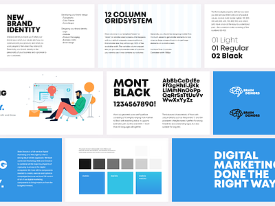 BrainDonors Guidelines brand brand guide brand identity brandguidelines guidelines marketing agency typography web