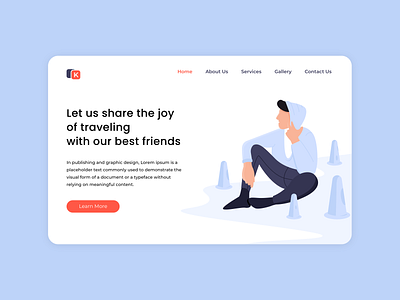 Landing page Illustration series 1