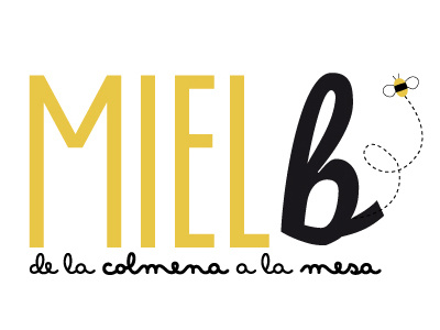 Logo Miel B identity logo