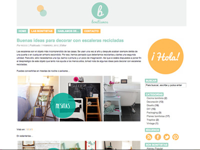 Design blog Bonitismos design web