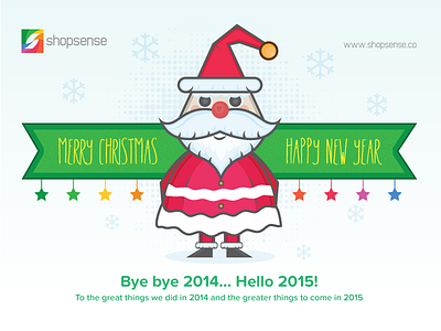 Merry Christmas & Happy New Year happy new year merry christmas santa claus