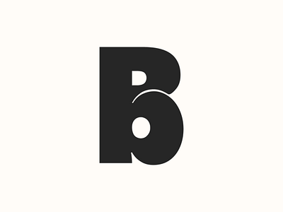 Bb font design letter lettering typogaphy