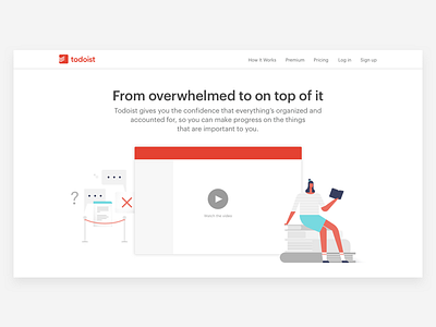 Todoist - How it works Illustration