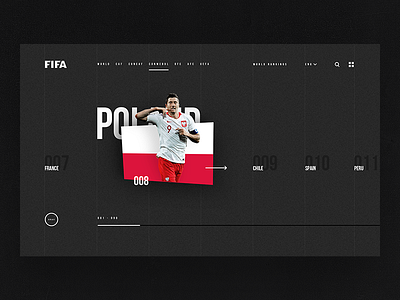 FIFA Rankings concept data design desktop drag fifa landing slider sport ui ux web