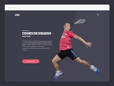 Squash Coach Single Page animations mini site one page page transition responsive single page