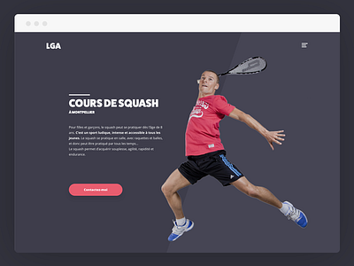 Squash Coach Single Page