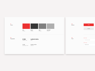 Style Guide for 411 minimal styleguide ui uiux ux ux design