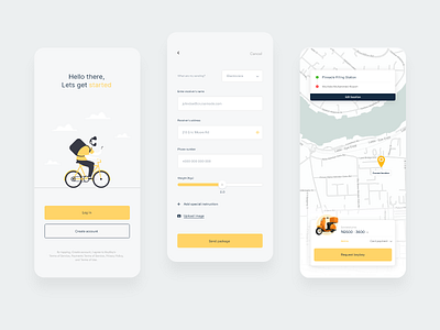 Logistics service - Mobile app