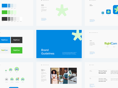 RC - Brand Guideline brand manual customer experience icons logo logotype product design styleguide typography