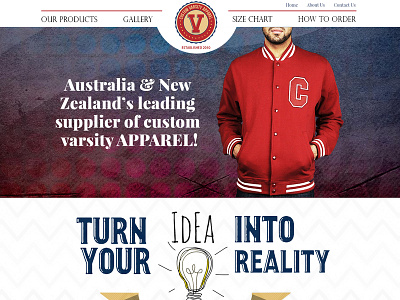 Custom Varsity Australia branding graphic design web development websitedesign