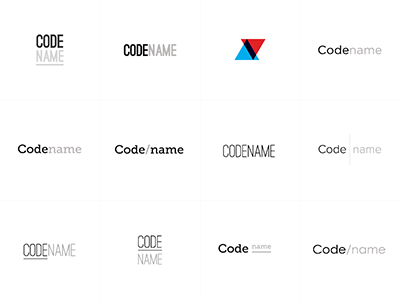 Codename Logo Concepts codename codename.io concepts logos portfolio studio